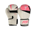 Boxhandschuhe Weiss Pink